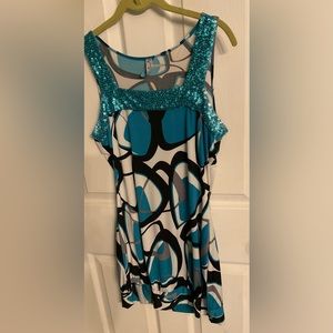 Mini sleeveless dress